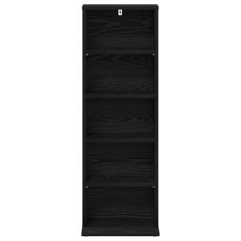 CD Regal Schwarze Eiche 33 x 23,5 x 97,5 cm Holzwerkstoff