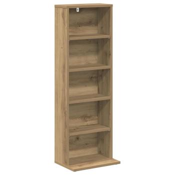 CD Regal Artisan-Eiche 33 x 23,5 x 97,5 cm Holzwerkstoff