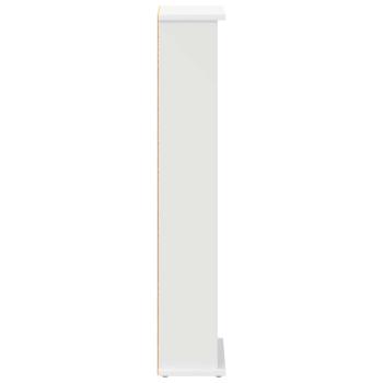 CD Regal Weiß 60 x 17 x 92 cm Holzwerkstoff