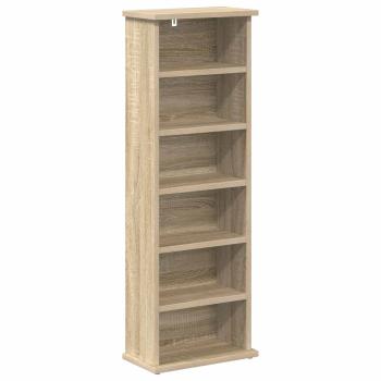 CD Regal Sonoma-Eiche 60 x 17 x 92 cm Holzwerkstoff