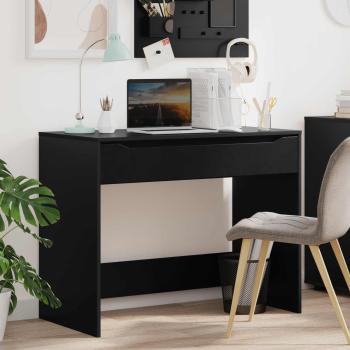 ARDEBO.de - Schreibtisch Schwarz 100 x 50 x 78 cm Holzwerkstoff