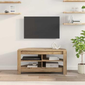 EckTVSchrank 102 x 40,5 x 45 cm Artisan-Eiche Holzwerkstoff