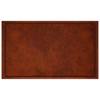 Garten-Pflanzgefäß Rostoptik 50 x 30 x 40 cm Wetterfeststahl
