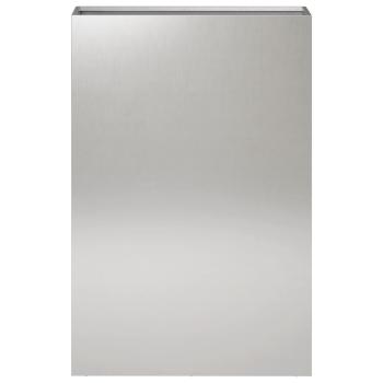 Garten-Pflanzgefäß Silber 40 x 20 x 75 cm Edelstahl