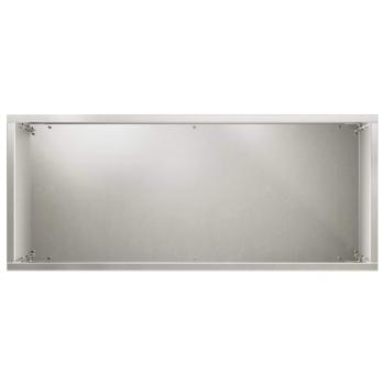 Garten-Pflanzgefäß Silber 40 x 20 x 75 cm Edelstahl