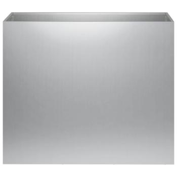Garten-Pflanzgef?? Silber 60 x 30 x 50 cm Verzinkter Stahl