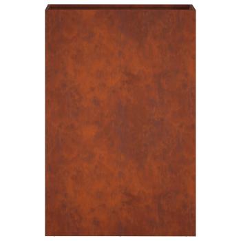 Garten-Pflanzgefäß Rostoptik 50 x 20 x 75 cm Wetterfeststahl
