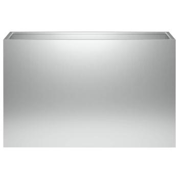 Garten-Pflanzgefäß Silber 80 x 30 x 40 cm Verzinkter Stahl
