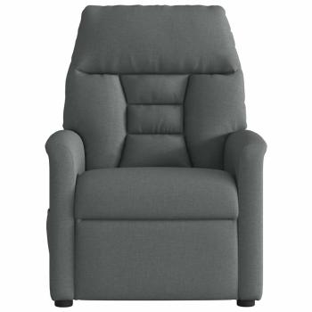 Relaxsessel Elektrisch Dunkelgrau Stoff