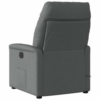 Relaxsessel Elektrisch Dunkelgrau Stoff