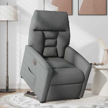 ARDEBO.de - Relaxsessel mit Aufstehhilfe Elektrisch Dunkelgrau Stoff