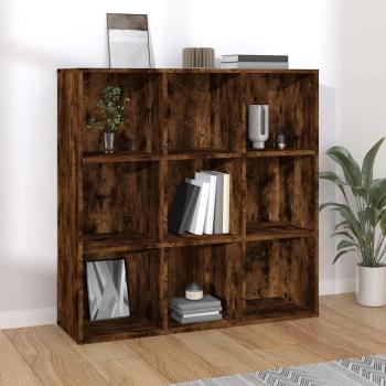 ARDEBO.de - Bücherschrank Räuchereiche 98x29x97,5 cm