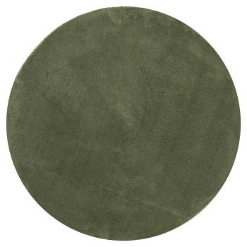 Rug HUARTE Green Ø 160 cm 100% Polyester Flach