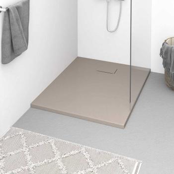 ARDEBO.de - Duschwanne SMC Braun 100x80 cm