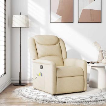 ARDEBO.de - Massagesessel Creme Stoff