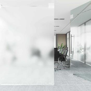 Selbstklebende Fensterfolie Frostiges Weiß 90 x 1000 cm PVC