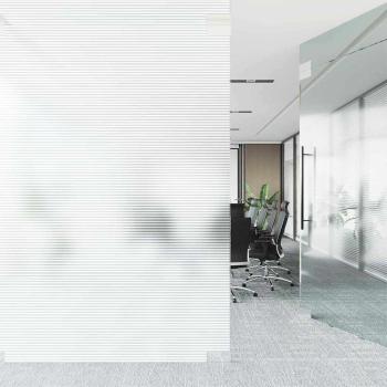 Selbstklebende Fensterfolie Mattierte Streifen 45 x 500 cm PVC