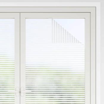 Selbstklebende Fensterfolie Mattierte Streifen 45 x 500 cm PVC