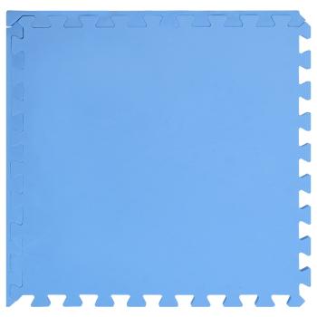 Pool Bodenschutzmatte 50 stk. Blau 18 m² EVA-Schaum