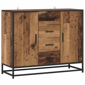 Sideboard Altholz 92 x 35 x 76 cm Holzwerkstoff