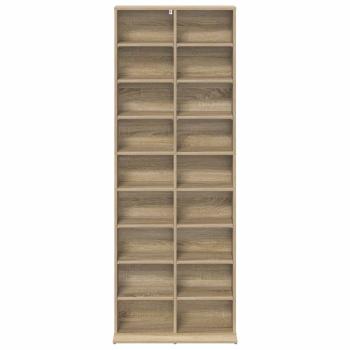 CD Regal Sonoma-Eiche 65 x 23,5 x 175 cm Holzwerkstoff