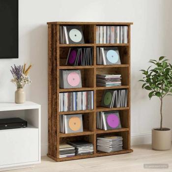 ARDEBO.de - CD Regal Altholz 60 x 17 x 92 cm Holzwerkstoff