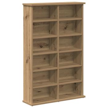 CD Regal 2 Stk. Artisan-Eiche 60 x 17 x 92 cm Holzwerkstoff