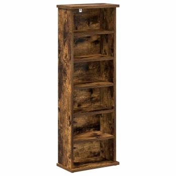 CD Regal Räuchereiche 60 x 17 x 92 cm Holzwerkstoff
