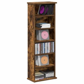 CD Regal Räuchereiche 60 x 17 x 92 cm Holzwerkstoff