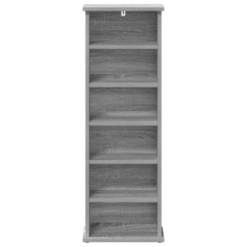 CD Regal Sonoma-Grau 60 x 17 x 92 cm Holzwerkstoff