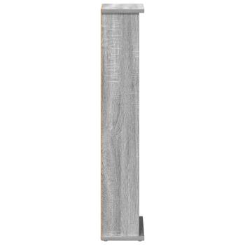 CD Regal Sonoma-Grau 60 x 17 x 92 cm Holzwerkstoff