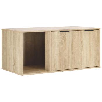 Katzenkiste Möbel Sonoma-Eiche 100 x 49 x 45 cm Holzwerkstoff