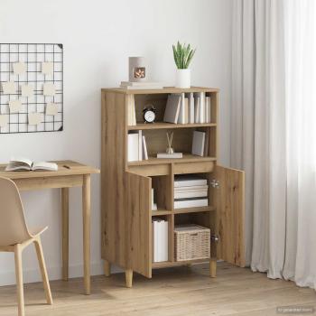 Highboard Artisan-Eiche 60 x 36 x 110 cm Holzwerkstoff