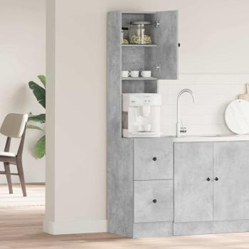Küchenschrank Grau 35 x 50 x 180 cm Holzwerkstoff