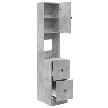 Küchenschrank Grau 35 x 50 x 180 cm Holzwerkstoff