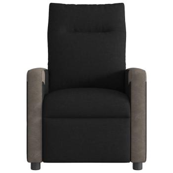 Massagesessel Elektrisch Schwarz Stoff