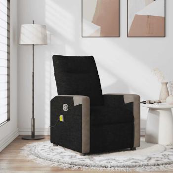ARDEBO.de - Massagesessel Schwarz Stoff