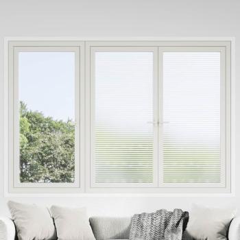 ARDEBO.de - Fensterfolien Matt Streifen-Design PVC