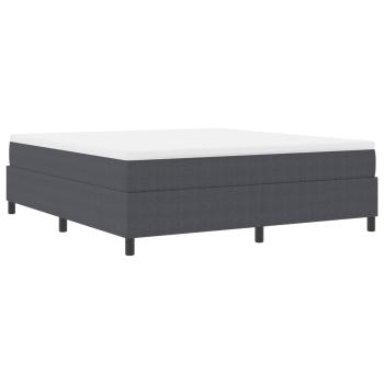Plattformbettgestell Dunkelgrau 180 x 200 cm Cordstoff