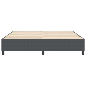 Plattformbettgestell Dunkelgrau 180 x 200 cm Cordstoff