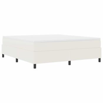 Plattformbettgestell Creme 180 x 200 cm Cordstoff