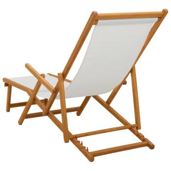 Klappbare Sonnenliege 2 pcs 3 Position Massives Eukalyptus Holz