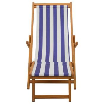 Klappbare Sonnenliege 2 pcs 3 Position Massives Eukalyptus Holz