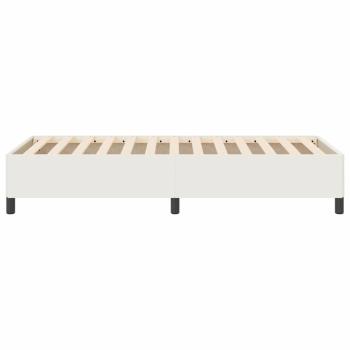 Boxspringbett Creme 90 x 190 cm Cordstoff