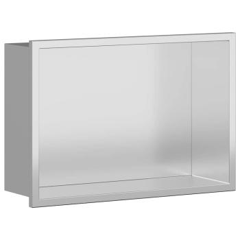 Duschnische Silber 30 x 20 x 9,5 cm Edelstahl