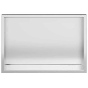 Duschnische Silber 30 x 20 x 9,5 cm Edelstahl