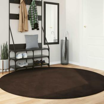 ARDEBO.de - Mittlerer Flor weicher und waschbarer Teppich HUARTE Braun