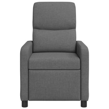 Liegesessel Dunkelgrau Polyester