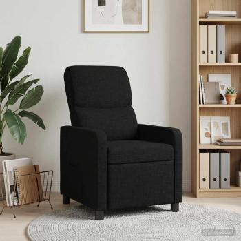 Liegesessel Schwarz Polyester