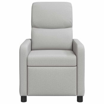 Massage Relaxsessel Wolkengrau Stoff